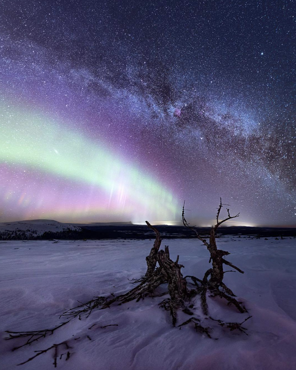 Aurora boreal Laponia finlandesa