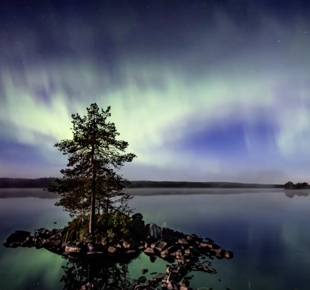 Aurora boreal Laponia sueca